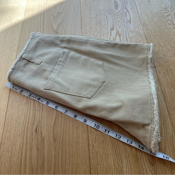 NWT OAK + FORT TAN BUTTON FRONT  SHORTS - 25 - Picture 13 of 13